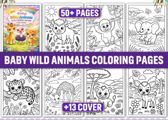 Download 50 Baby Wild Animals Coloring Pages - Animals Collection
