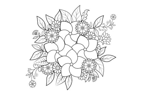 Download Floral Coloring Page Book for Adults - Premium Resources