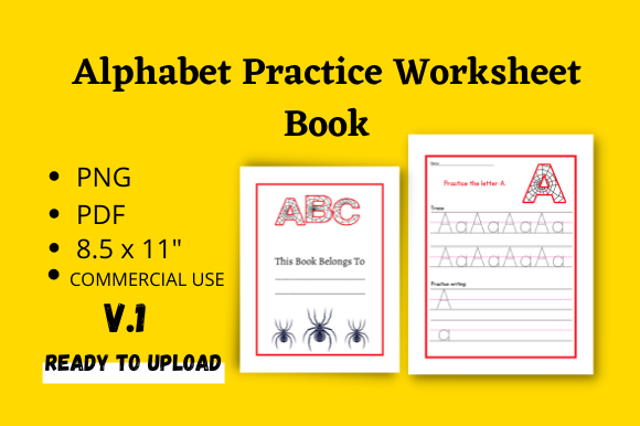 Download My Alphabet Practice Book Vol.1 - Premium Resources