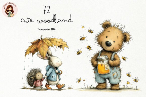 Download Cute Woodland Animals PNG Clipart - Animals Collection