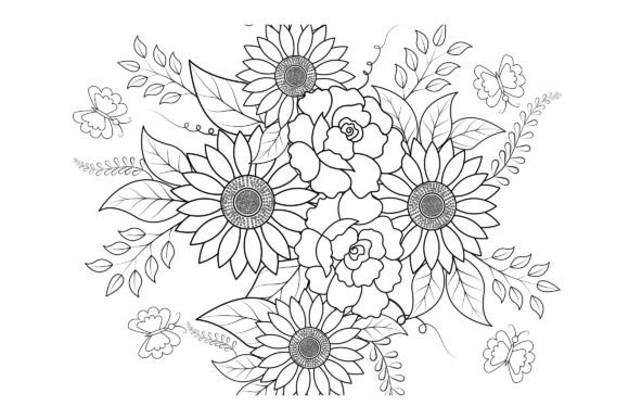 Download Floral Coloring Page Book for Adults - Premium Resources