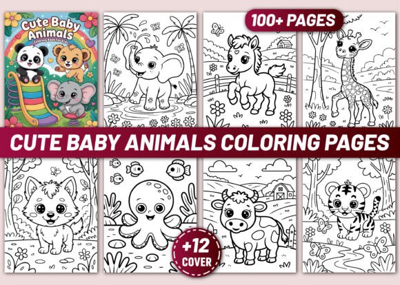 Download 100+ CUTE BABY ANIMALS COLORING PAGES - Animals Collection